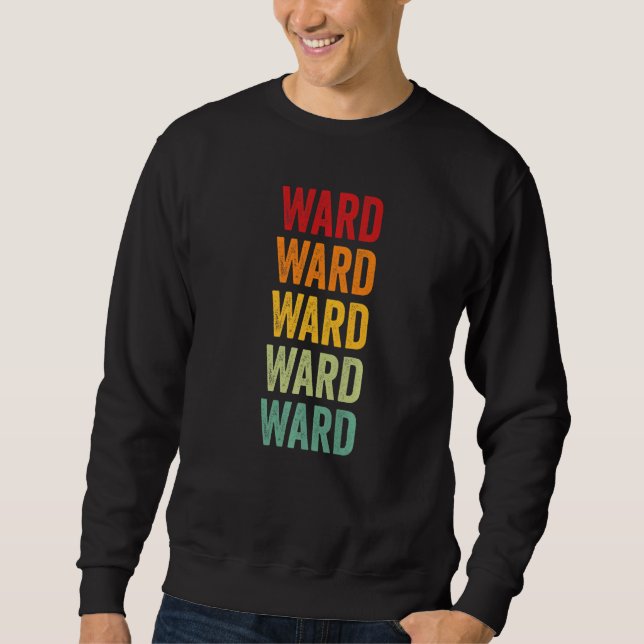Ward County Texas regnbågstext Lång Ärmad Tröja (Framsida)