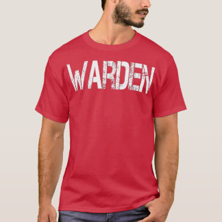 Warden Halloween Costume Game Fish-fängelset T Shirt