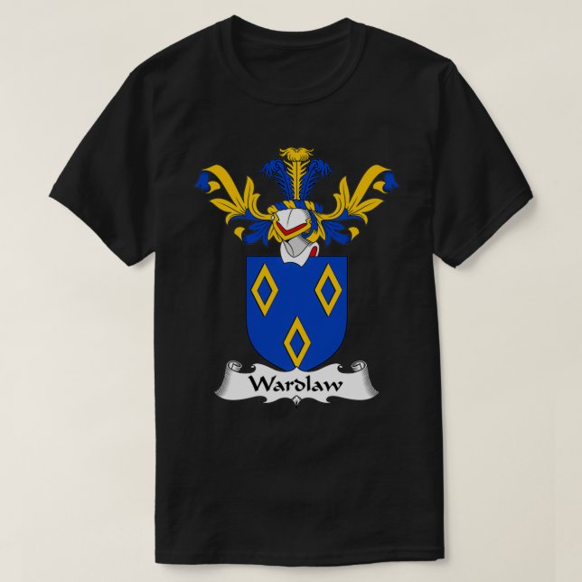 Wardlaw Jackar Arm Family Crest T Shirt (Design framsida)
