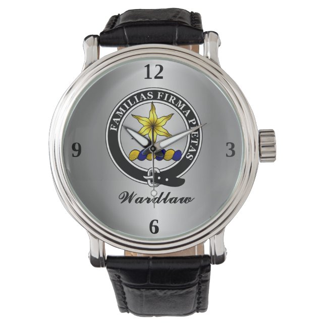 Wardlaw Klan Badge-Personlig Armbandsur (Framsida)