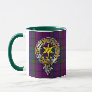 Wardlaw Tartan & Badge Mugg
