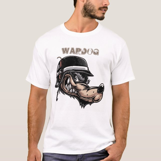 Wardog design Manar Basic T-Shirt (Framsida)