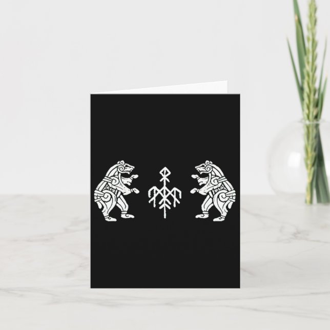 Wardruna Dancing Bears Kort (Framsida)