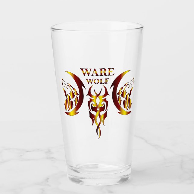 Ware Varg Drinkware Glaskopp (Framsida)