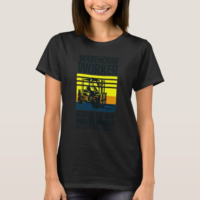 Wareh Wareh Wareh för gaffeldrivrutin T Shirt (Framsida)