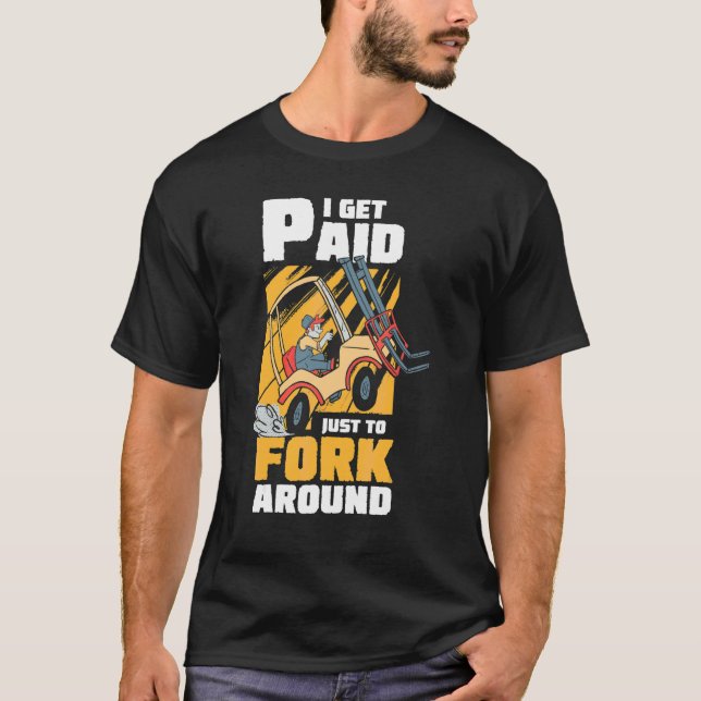 Wareh Wareh Wareh för gaffeldrivrutin T Shirt (Framsida)