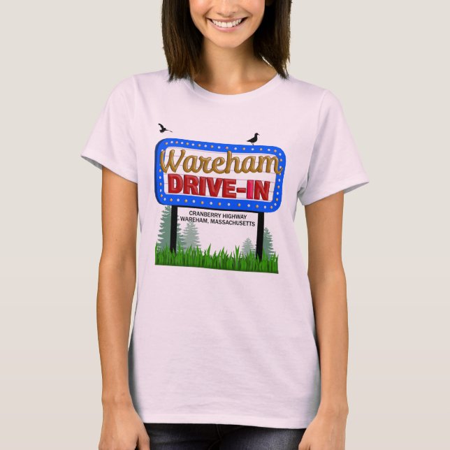 Wareham Drive-In Women's Tee (Framsida)