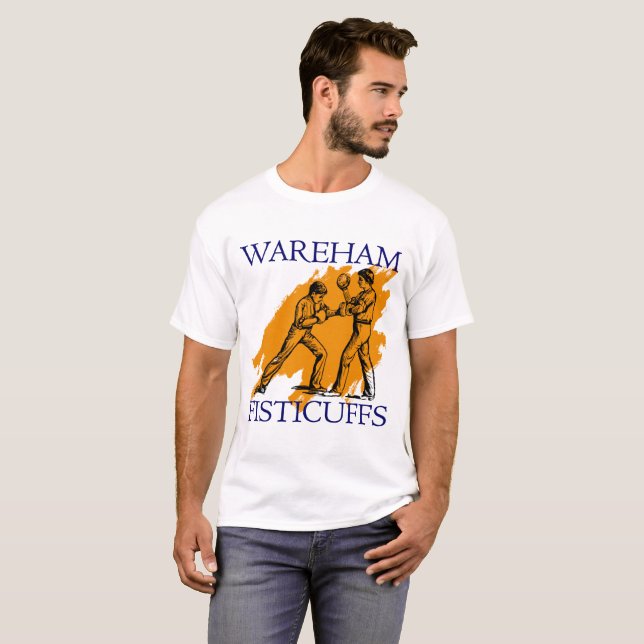Wareham Fisticuffs Tee Shirt (Hel framsida)