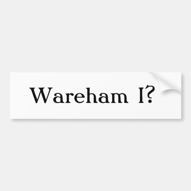 Wareham mig? bildekal (Framsidan)