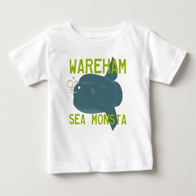 Wareham Sea Monster Baby Tee (Framsida)