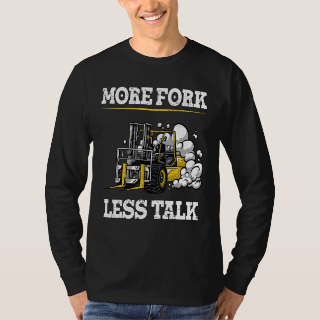 Warehouse Clerk Forklift Operator Lift Truck Forkl T Shirt (Framsida)