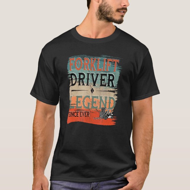 Warehouse Forklift driver T Shirt (Framsida)