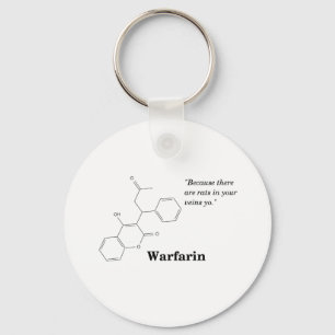 Warfarin (tunnare blod) nyckelring