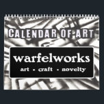 Warfelworks-kalender för 2025 kalender<br><div class="desc">En tolvmånaderskalender med tolv bilder av mina ursprungliga målningar. De flesta bilder beskärs för att passa sidorna i kalendern. Detta gäller år 2025, försök inte ändra startdatum, det kommer inte att fungera, förlåt det. Det finns flera storlekar och stilar att välja mellan. Om du vill ha mer insyn i mina...</div>