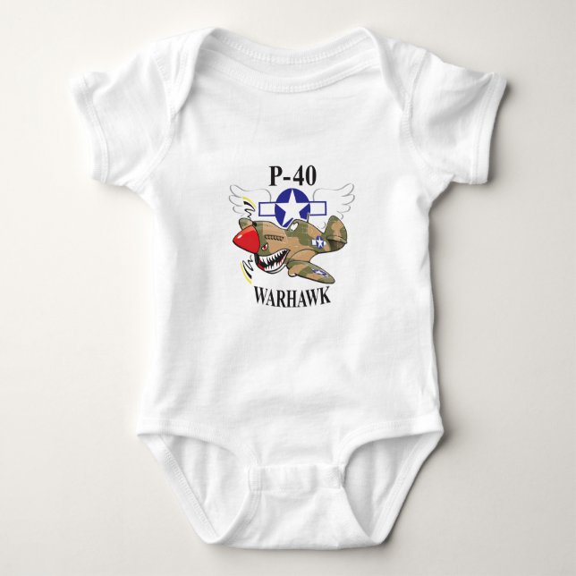 warhawk p-40 t shirt (Framsida)