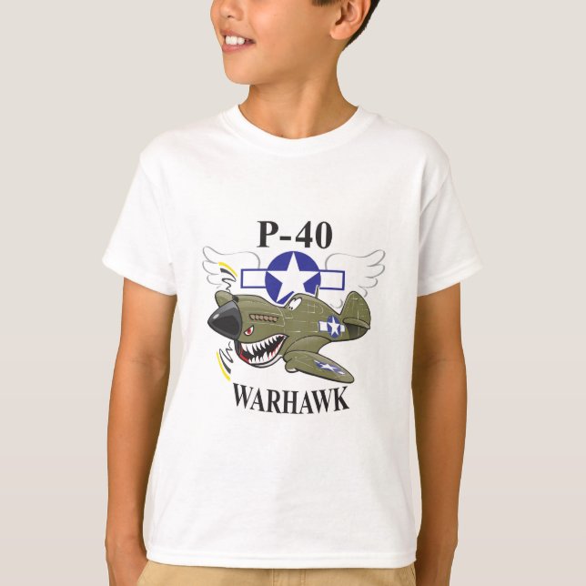 warhawk p-40 tee shirt (Framsida)