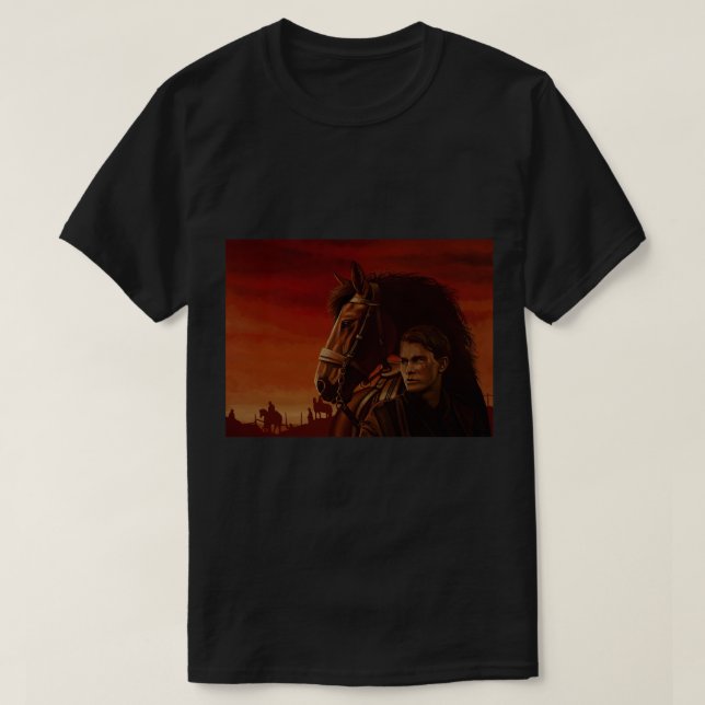 Warhorse Joey och Albert Painting Kanvastryck T Shirt (Design framsida)