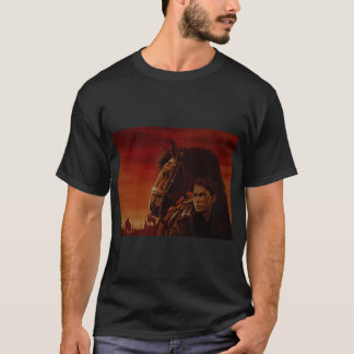 Warhorse Joey och Albert Painting Kanvastryck T Shirt