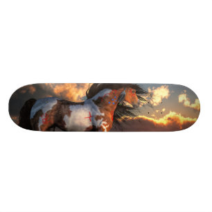 Warhorse Old School Skateboard Bräda 18 Cm