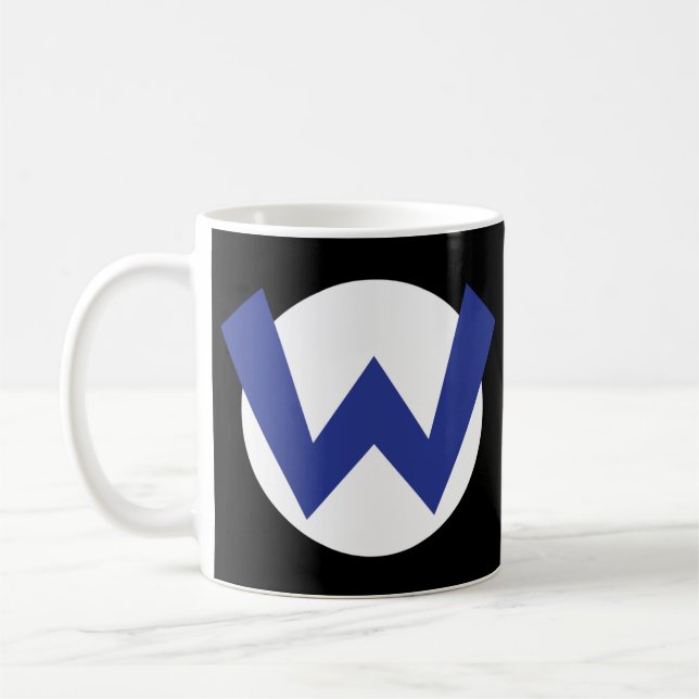 Wario Emblem T-Shirt Kaffemugg (Vänster)