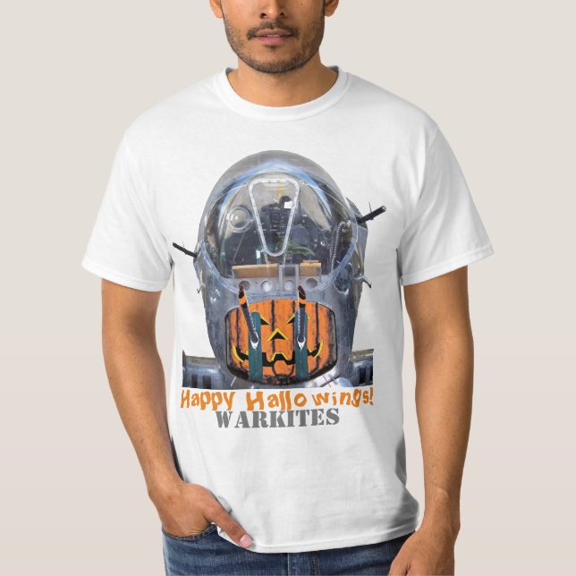 Warkites B-17 lycklig Hallowings T-shirt (Framsida)