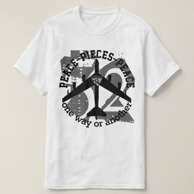 Warkites B-52 Peace T-shirt (Design framsida)
