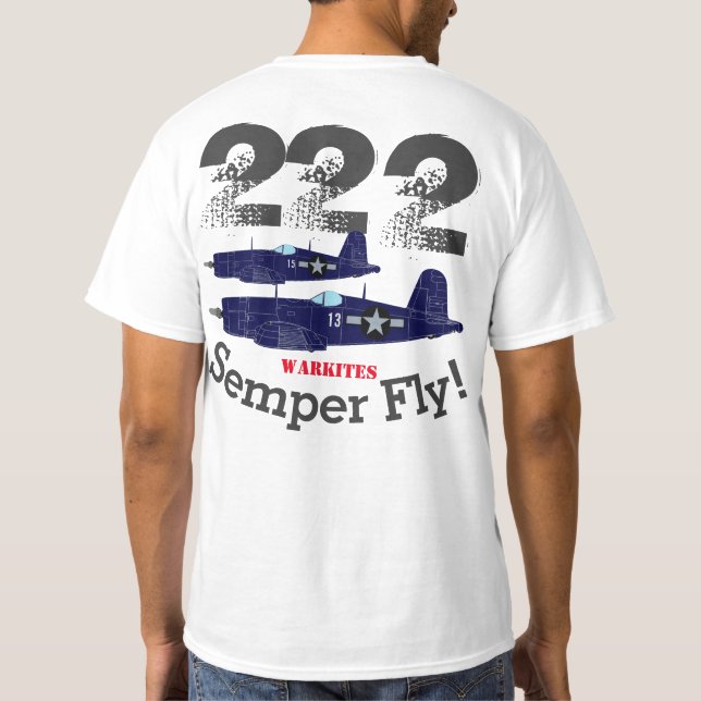 Warkites Corsair ’Semper Fly’ 222 T-Shirt l (Baksida)
