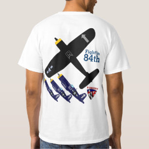 Warkites F4u Corsair Fight'in 84th T-Shirt-2 T Shirt