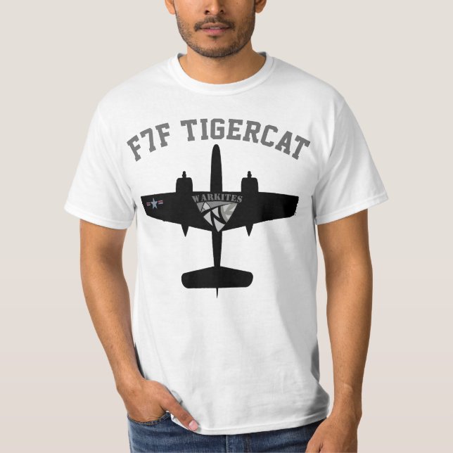 Warkites F7F Tigercat T-shirt (Framsida)
