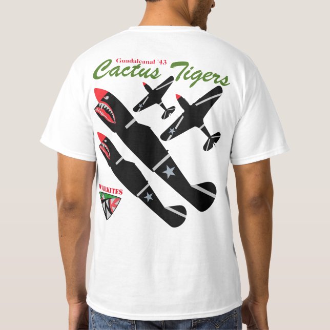 Warkites P-40 Guadalcanal 43 T-shirt (Baksida)