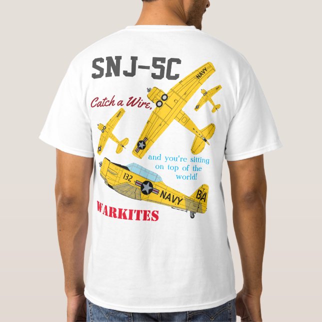 Warkites SNJ-5C Texan T-Shirt- T Shirt (Baksida)