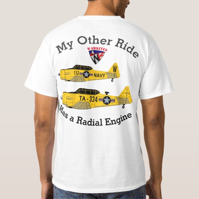 Warkites T-6 Texan "min annan ritt ", Tee (Baksida)