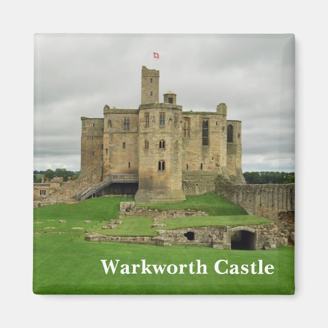Warkworth Castle Magnet (Framsidan)