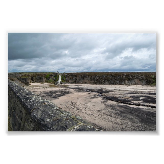 Warland Reservoir: Lugna hedvatten Fototryck (Framsidan)