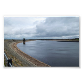 Warland Reservoir: Lugna hedvatten Fototryck