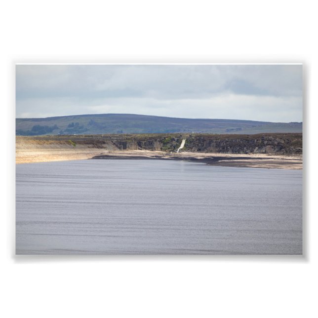 Warland Reservoir: Lugna hedvatten Fototryck (Framsidan)