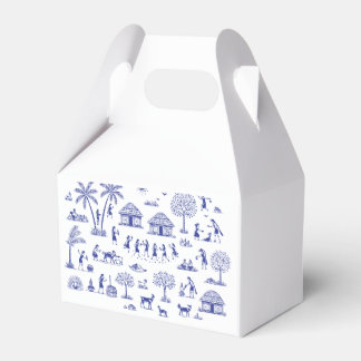 Warli-konst Indisk Tribal Illustration Presentaskar