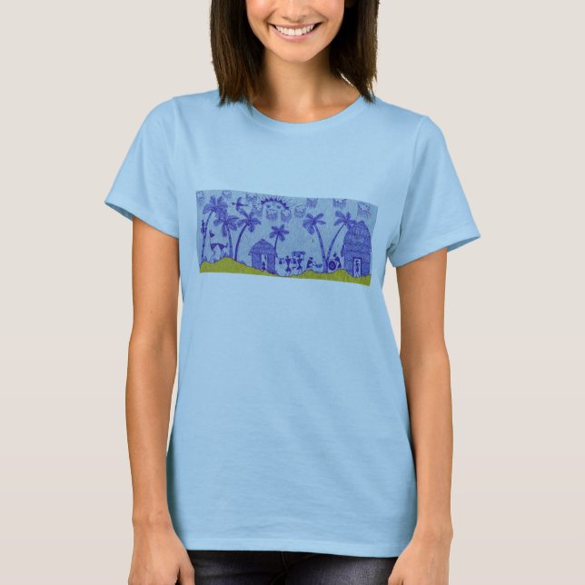 Warli_Morning T-shirt (Framsida)