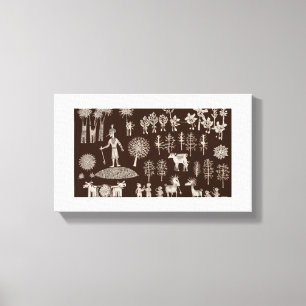 Warli Paint Canvas