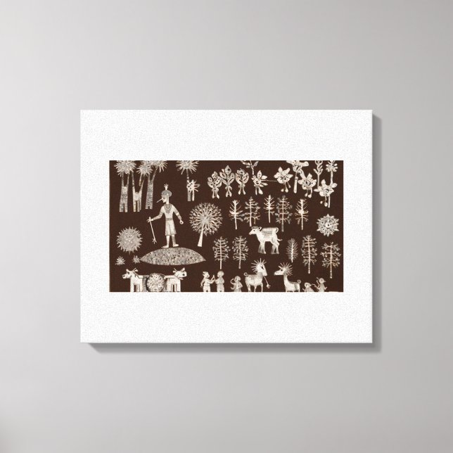 Warli Paint Canvas (Framsida)