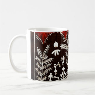 Warli-stamträdet -trä walart kaffemugg