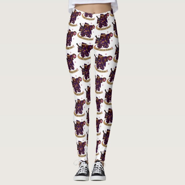 Warlock Dice Design Leggings (Framsida)