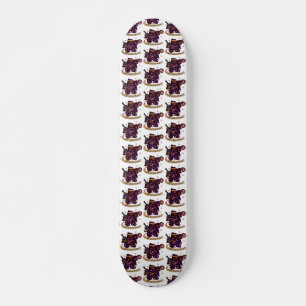 Warlock Dice Design Mini Skateboard Bräda 18,5 Cm