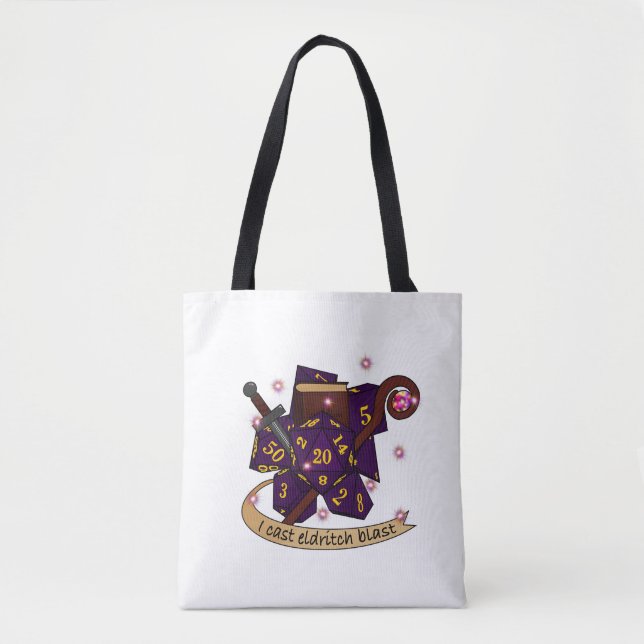 Warlock Dice Design Tygkasse (Framsida)