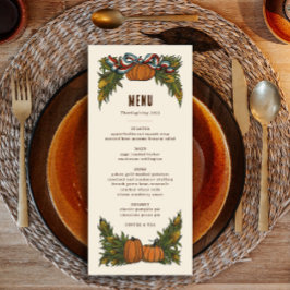 Warm Americana Harvest Thanksgiving Meny