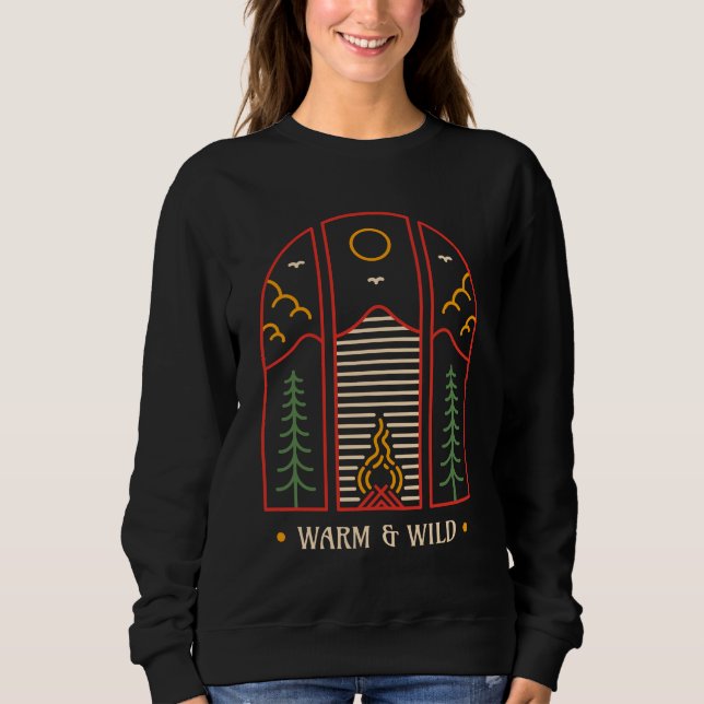 Warm and Wild T Shirt (Framsida)