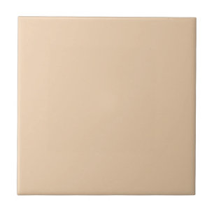 Warm Autumn Blonde Solid Färg Skriv ut, Creamy Bei Kakelplatta
