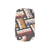 Warm Autumn Toning Roman Tile Mosaic