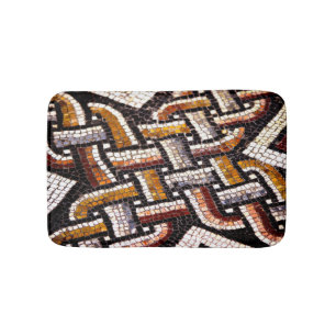 Warm Autumn Toning Roman Tile Mosaic Badrumsmatta