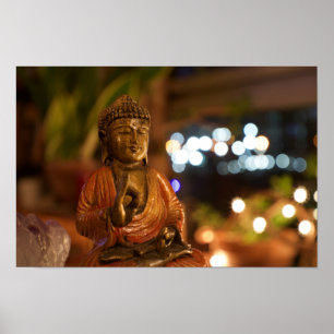 Warm Buddha Poster